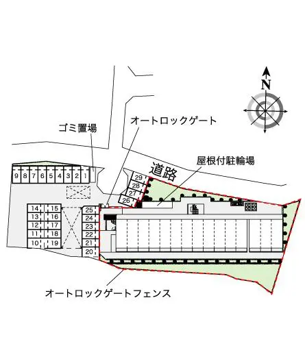 ★手数料０円★松戸市中和倉　月極駐車場（LP）